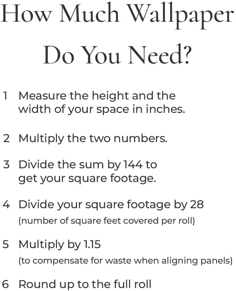 Tempaper x Novogratz Waverly Blue Feather Palm Removable Peel and Stick Wallpaper, 20.5 in X 16.5 ft, Made in The USA