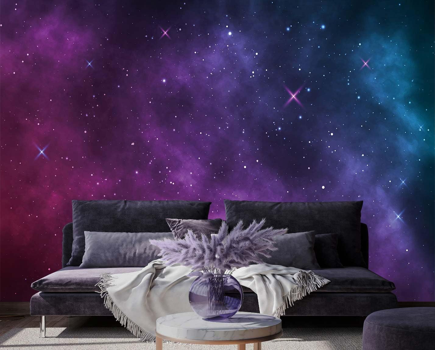 Tropical Plant Forest Wallpaper Mural Animals and Flowers Jungle Landscape Wall Mural for Bedroom Living Room Bathroom