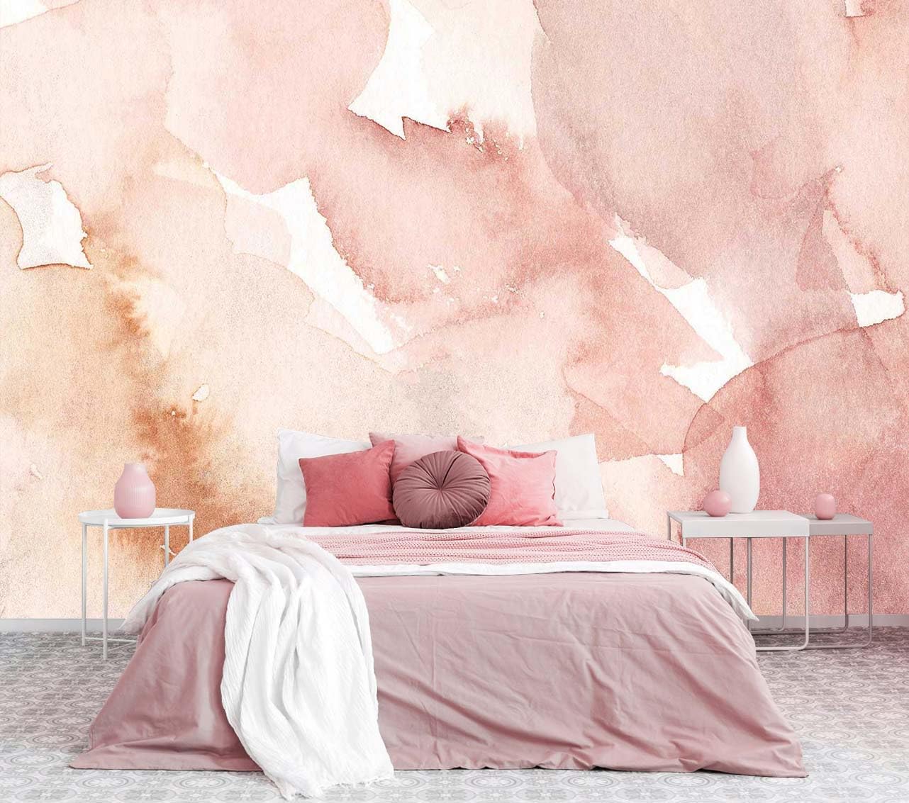 Tropical Plant Forest Wallpaper Mural Animals and Flowers Jungle Landscape Wall Mural for Bedroom Living Room Bathroom