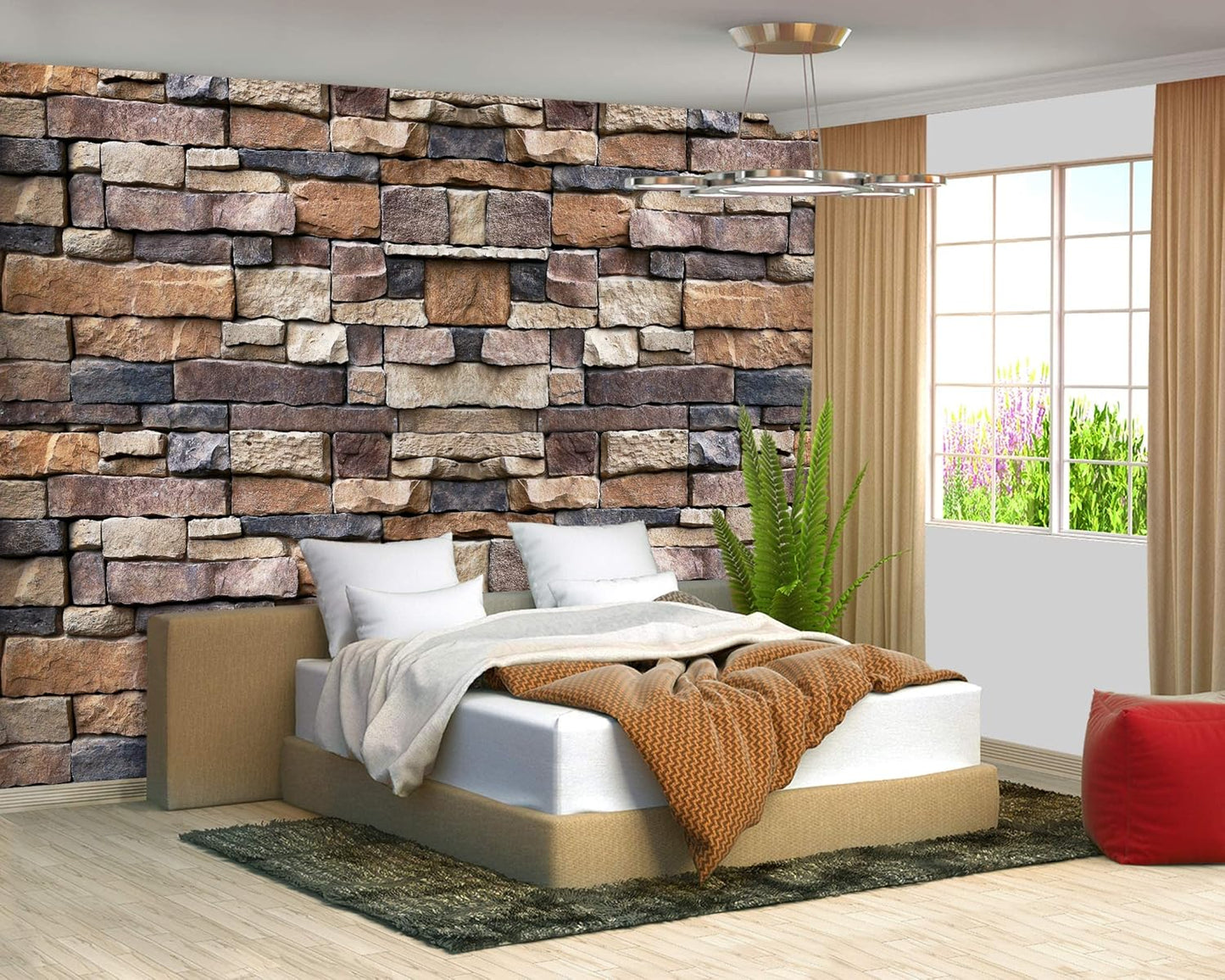 Castle Mural Large Wallpaper for Living Room Bedroom (Papel tapiz para pared de habitatacion) 151" x 105" (It's not Peel and Stick)