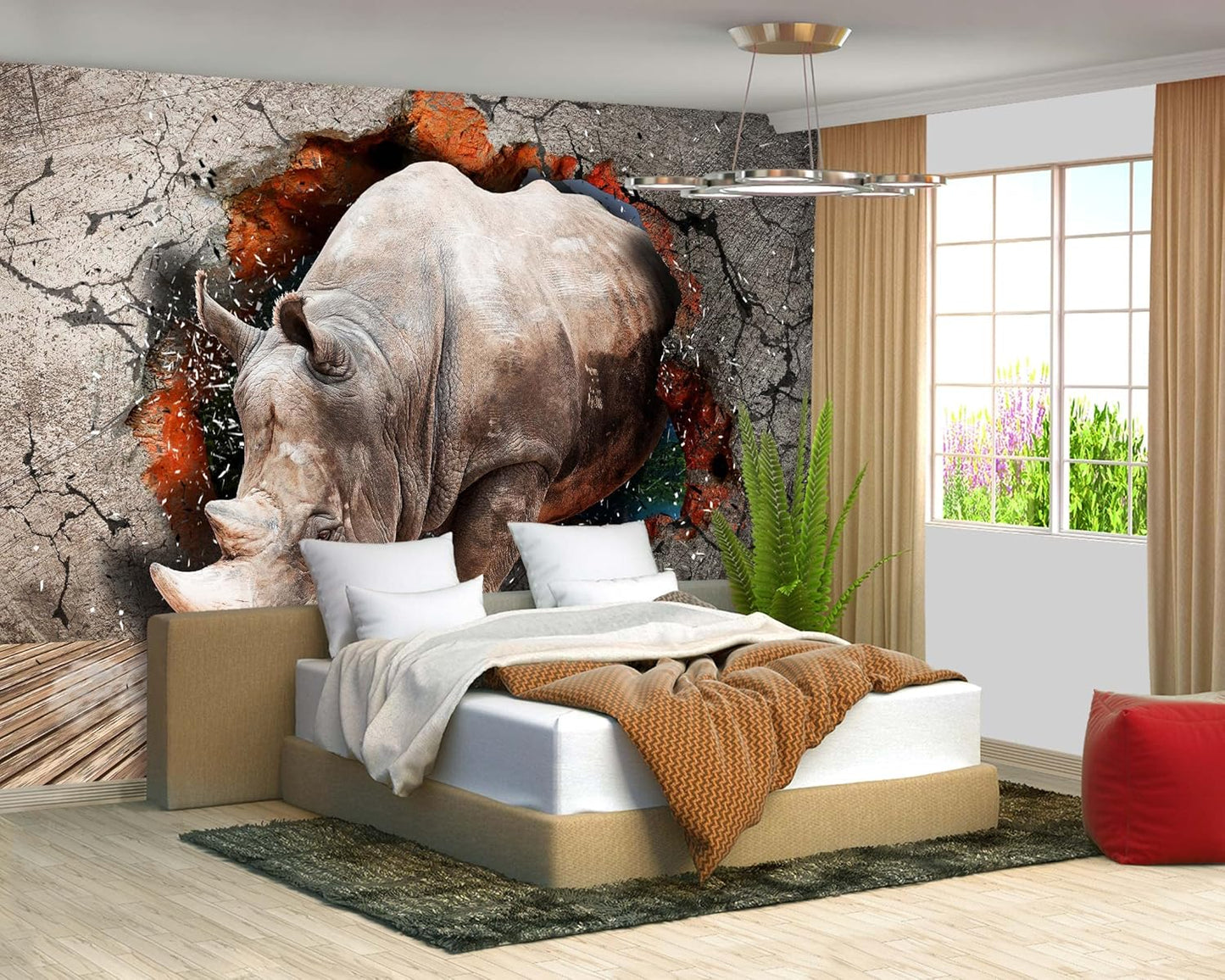 Castle Mural Large Wallpaper for Living Room Bedroom (Papel tapiz para pared de habitatacion) 151" x 105" (It's not Peel and Stick)