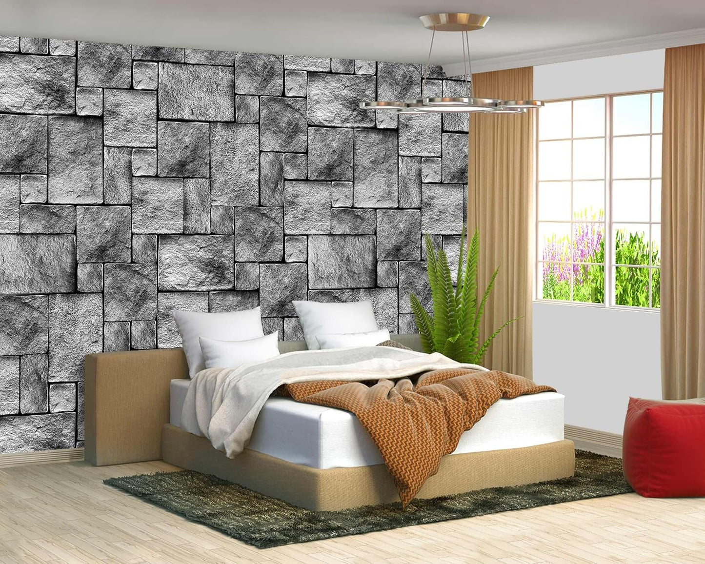 Castle Mural Large Wallpaper for Living Room Bedroom (Papel tapiz para pared de habitatacion) 151" x 105" (It's not Peel and Stick)
